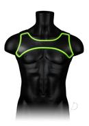 Ouch! Neoprene Harness Glow In The Dark - Large/xlarge -...